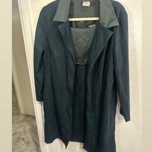 Green Sleeveless Sheath Midi Dress and Coat for Cocktail